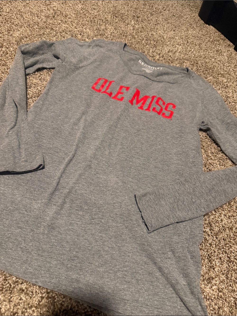 Ole Miss long sleeve tee by Redshirt (XL) - EUC!